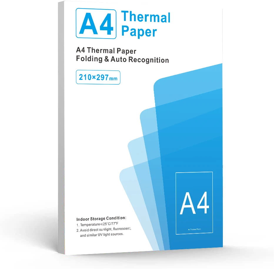 Imprimante Thermique Portable A4 Sans Encre – Bluetooth, Impression PDF, Excel, Word