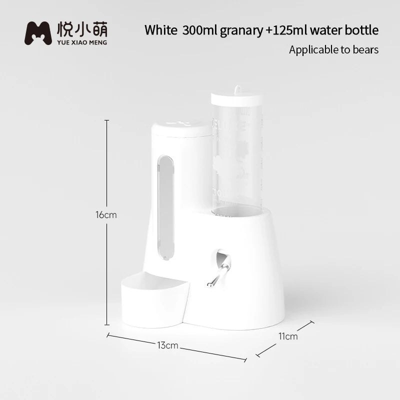 Abreuvoir Automatique avec Distributeur de Nourriture pour Petits Animaux