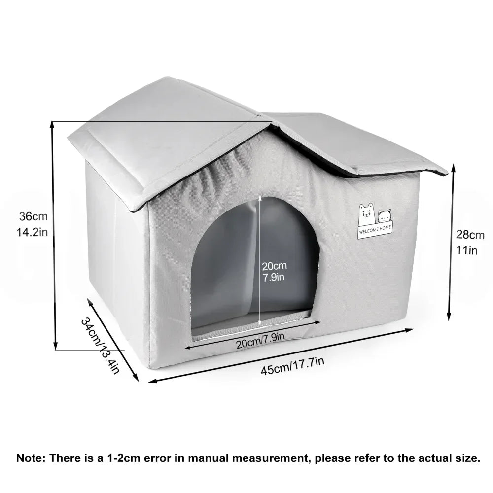 Maison climatisée pour chats d’extérieur – Outils de refroidissement d’été pour chats, niche rafraîchissante pour chiens et chats.