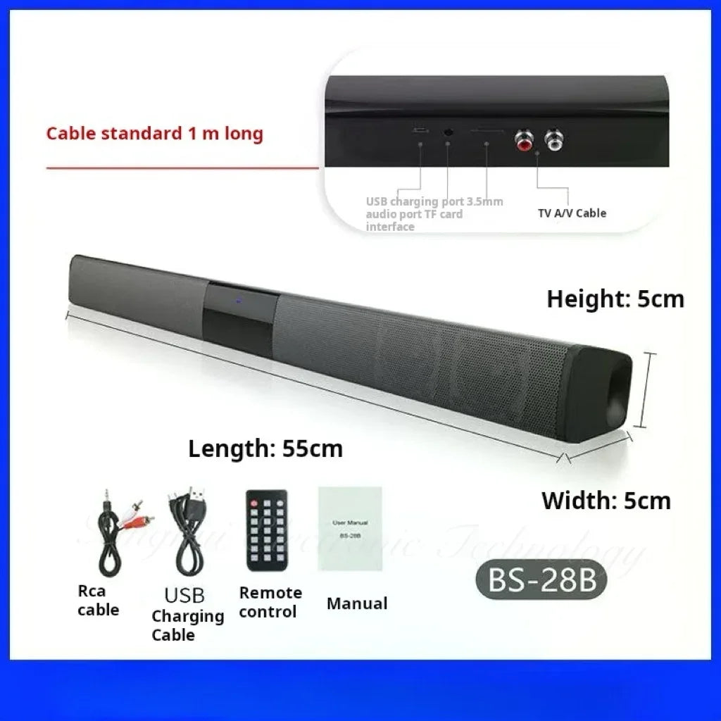 🔊 Barre de Son Home Theater Bluetooth 40W