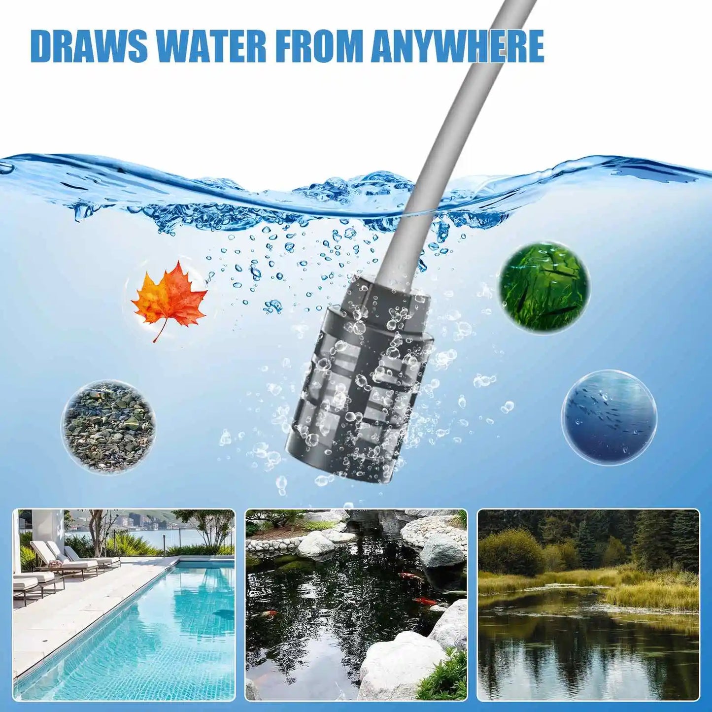 “Nettoyeur haute pression sans fil 95 Bar 800 W 6‑en‑1 pour batterie Makita 21 V”