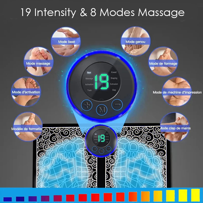Tapis de Massage Électrique pour les Pieds – Relaxation et Récupération Musculaire
