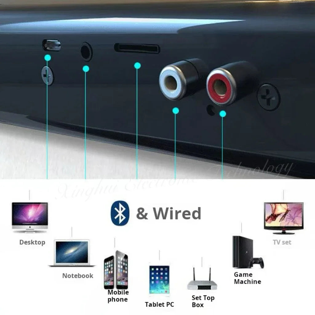 🔊 Barre de Son Home Theater Bluetooth 40W