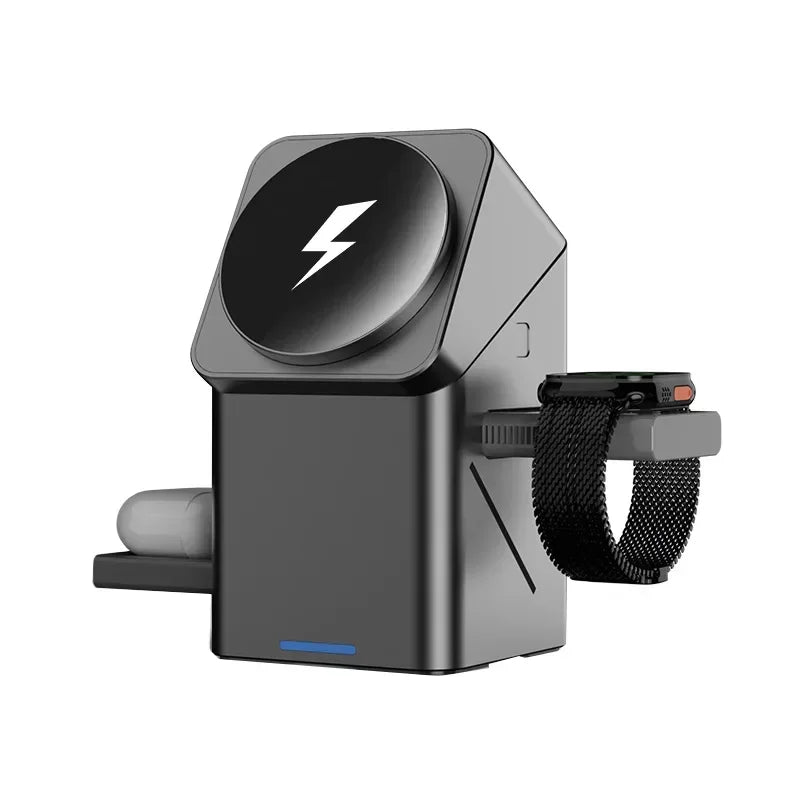 👉 Nouveau chargeur sans fil automatique à toucher magnétique multifonction 3 en 1 pour iPhone 16 / 15 / 14 / 13 Pro Max, Apple Watch et AirPods
