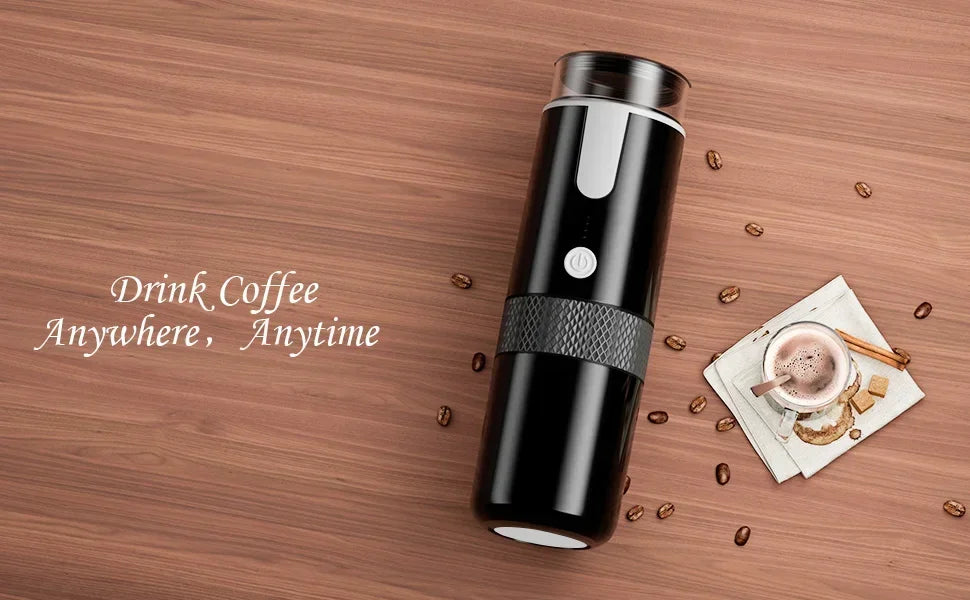 ☕ Mini Machine à Café de Voyage – Machine à Expresso Portable et Sans Fil.
Capsules compatible