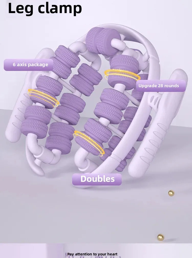 👉 Tout nouveau masseur corporel à 28 roues – Pince annulaire pour jambes, masseur relaxant
