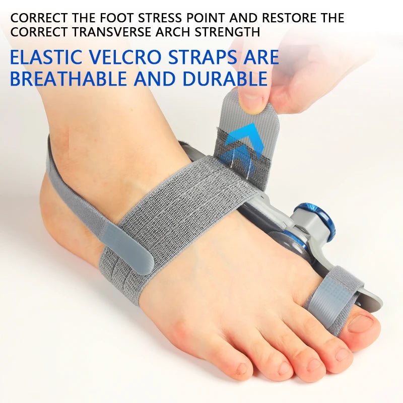 👉 Correcteur d’oignon unisexe – Orthèse pour hallux valgus, séparateur d’orteils rotatif, redresseur ajustable pour orteils, pédicure et correction des doigts de pied