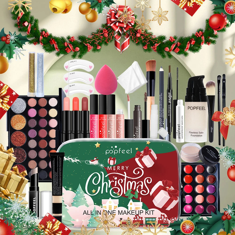 Coffret Maquillage Complet pour les Fêtes et le Quotidien