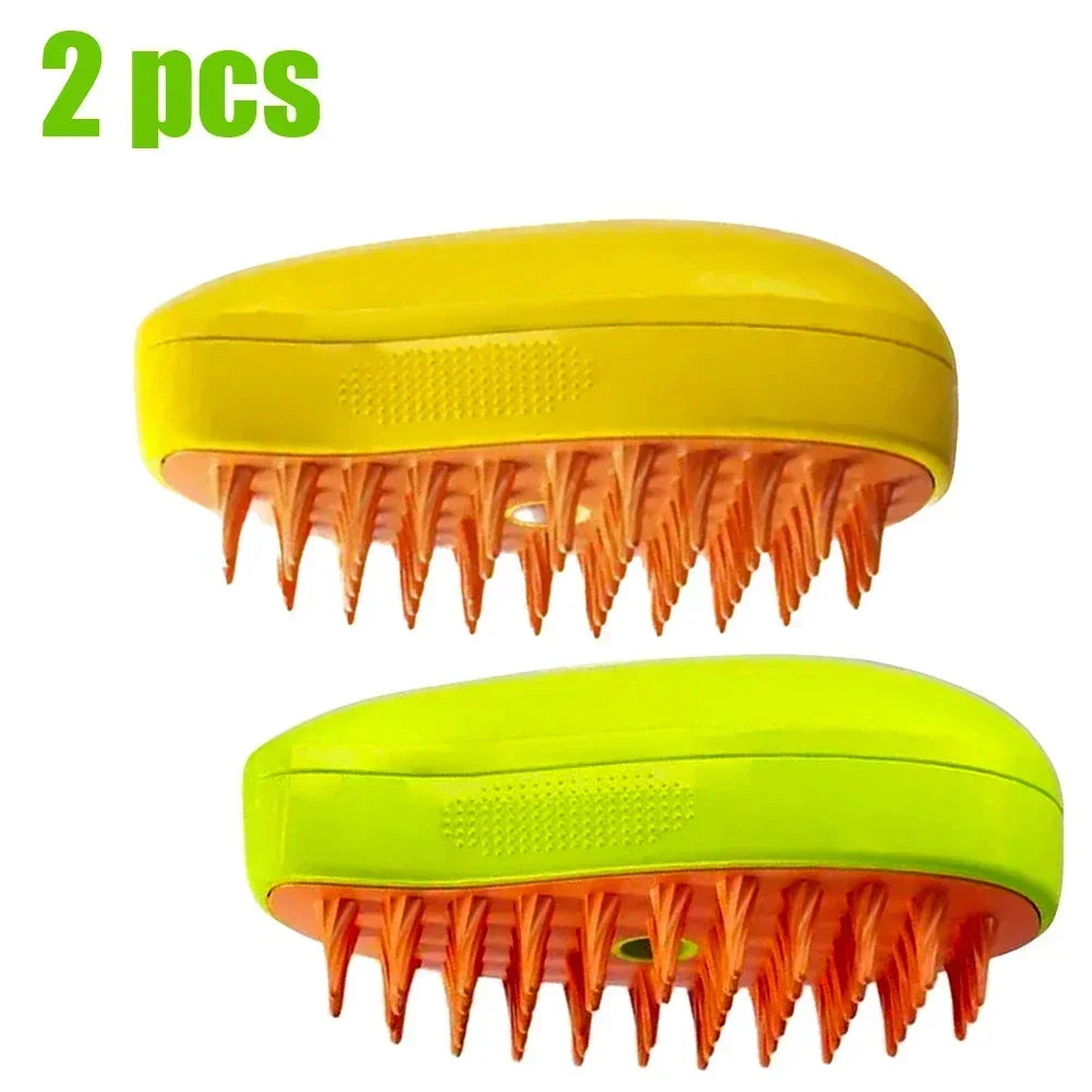 Nom du produit : Brosse vapeur pour animaux 3-en-1, 1 à 2 pièces

Caractéristiques :

Fonction 3-en-1 : Brosser, masser et toiletter.

Fonction vapeur : Aide à démêler les poils et à enlever
