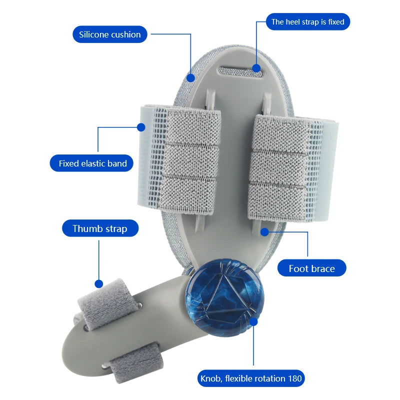 👉 Correcteur d’oignon unisexe – Orthèse pour hallux valgus, séparateur d’orteils rotatif, redresseur ajustable pour orteils, pédicure et correction des doigts de pied