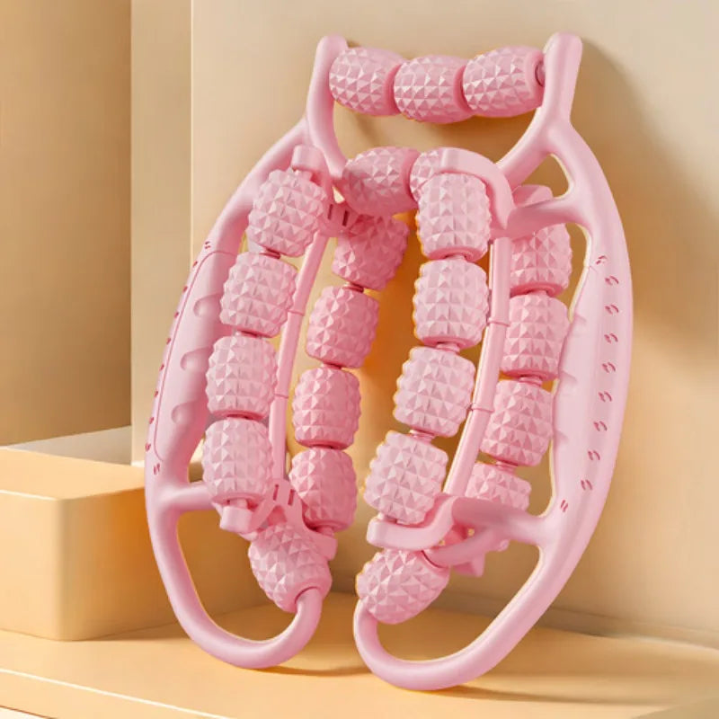 👉 Tout nouveau masseur corporel à 28 roues – Pince annulaire pour jambes, masseur relaxant