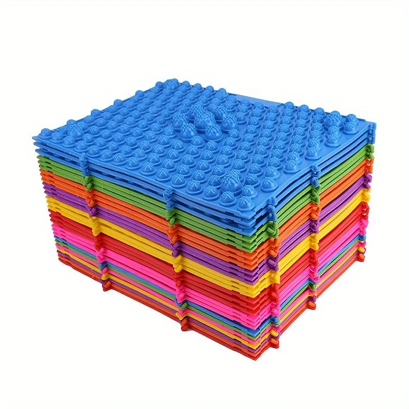Coussin de massage des pieds, coussin d'acupuncture, tapis de marche pour réflexologie plantaire, tapis de massage pour orteils, tapis de salle de bain, tapis de yoga, tapis antidérapant