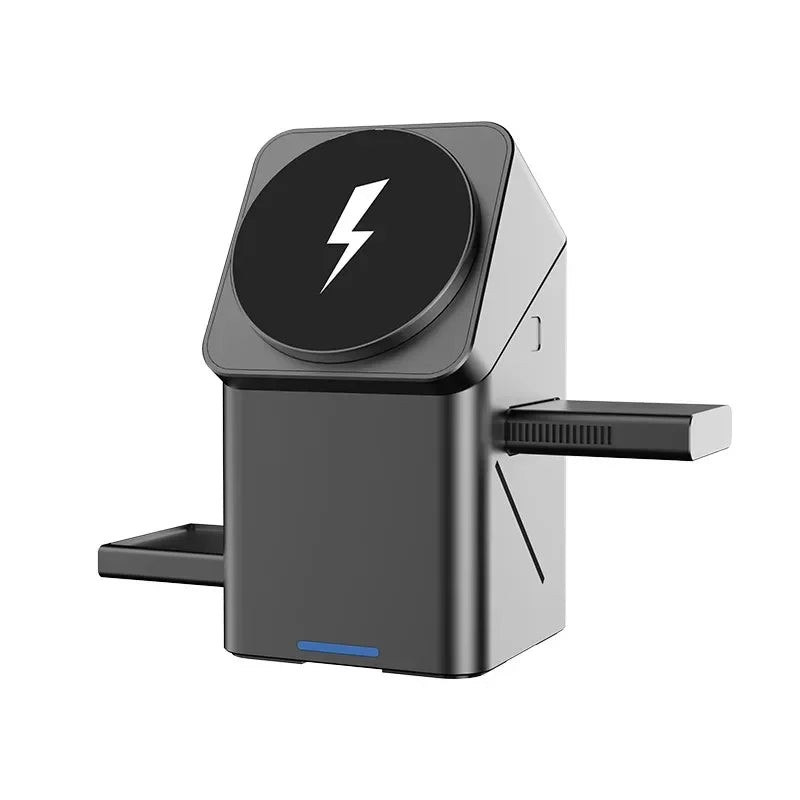 👉 Nouveau chargeur sans fil automatique à toucher magnétique multifonction 3 en 1 pour iPhone 16 / 15 / 14 / 13 Pro Max, Apple Watch et AirPods