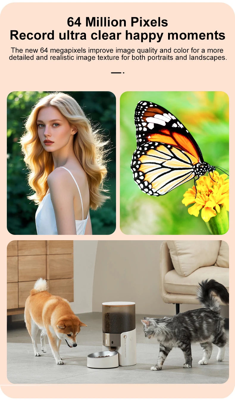 Appareil photo numérique compact Ourlife — Appareil photo 6K avec Wi-Fi, Webcam vintage, caméscope Vlog/YouTube, 64 Mpx, zoom 16x.