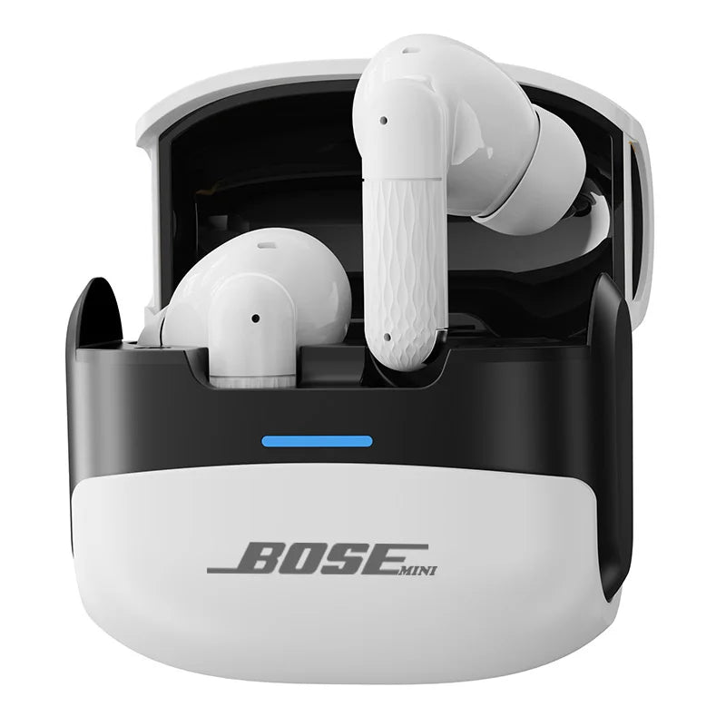 Écouteurs sans fil BOSE mini W919 – Casque Bluetooth TWS, écouteurs stéréo Hi-Fi avec microphone HD, compatibles iPhone et Android."