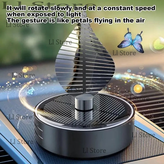 Diffuseur de parfum automatique pour voiture – Désodorisant solaire, écologique, diffuseur de senteur pour décoration intérieure et accessoire automobile.