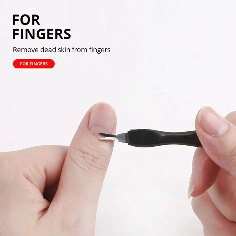 👉 Kit de pédicure en acier inoxydable – Peeling, exfoliation, éliminateur de callosités