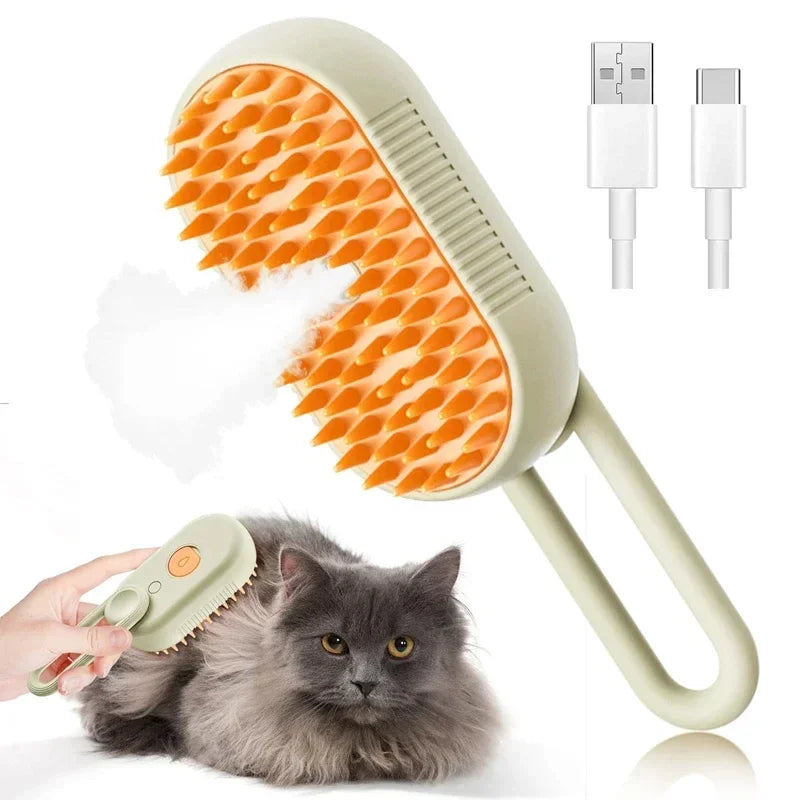 Nom du produit : Brosse vapeur pour animaux 3-en-1, 1 à 2 pièces

Caractéristiques :

Fonction 3-en-1 : Brosser, masser et toiletter.

Fonction vapeur : Aide à démêler les poils et à enlever