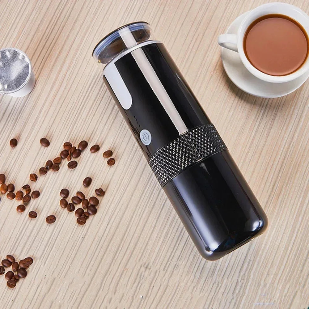 ☕ Mini Machine à Café de Voyage – Machine à Expresso Portable et Sans Fil.
Capsules compatible