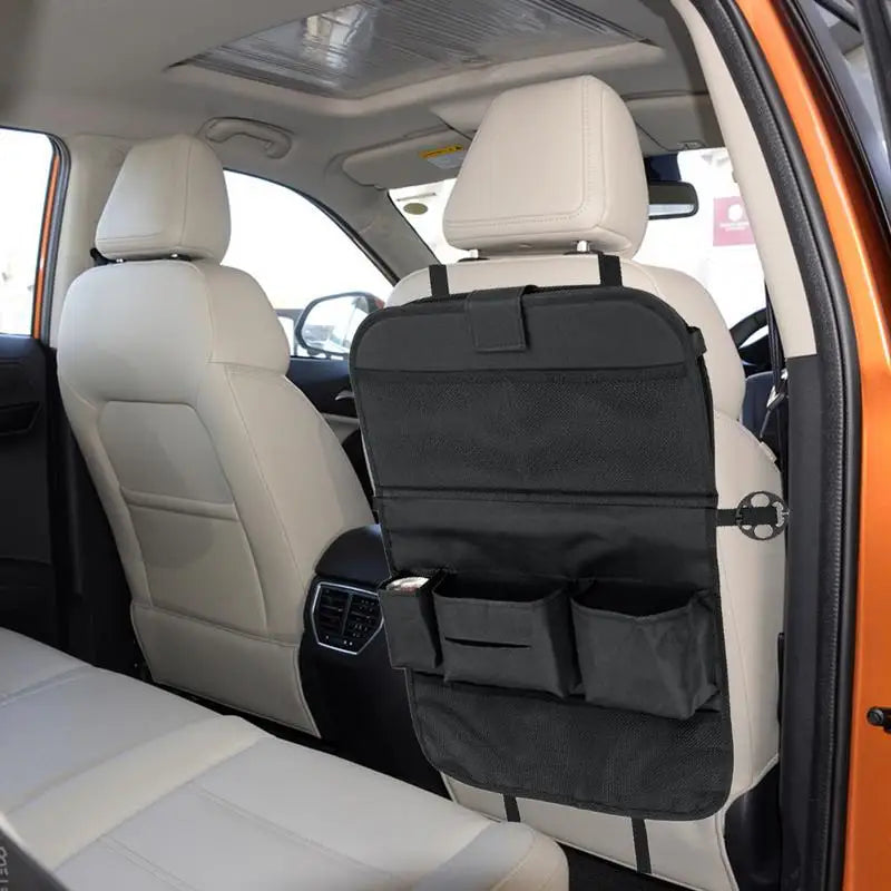 🚗 Organisateur de Siège Arrière avec Tablette Pliable – Rangement Intérieur de Voiture