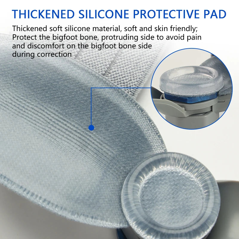 👉 Correcteur d’oignon unisexe – Orthèse pour hallux valgus, séparateur d’orteils rotatif, redresseur ajustable pour orteils, pédicure et correction des doigts de pied