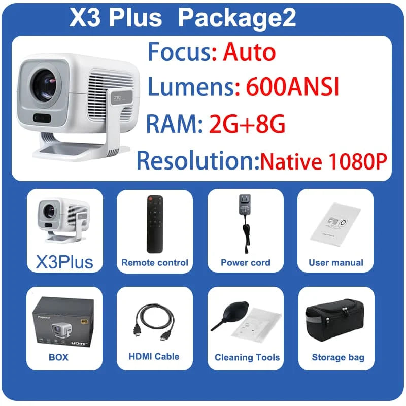 Projecteur DITONG HY300 Plus Android 4K 1280*720P Double Wifi 300ANSI Vidéo Cinéma Extérieur Portable maison HD LED HY300 Pro Projecteur