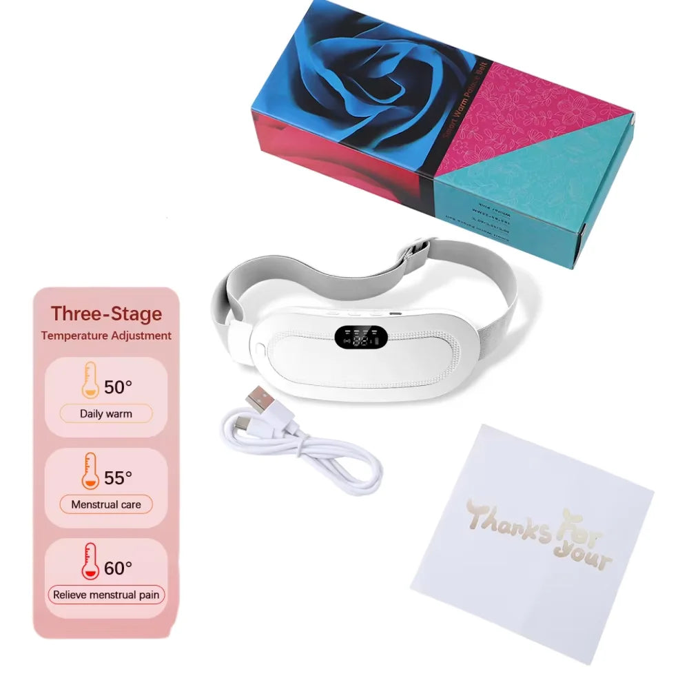 Ceinture de massage chauffante électrique pour les crampes menstruelles