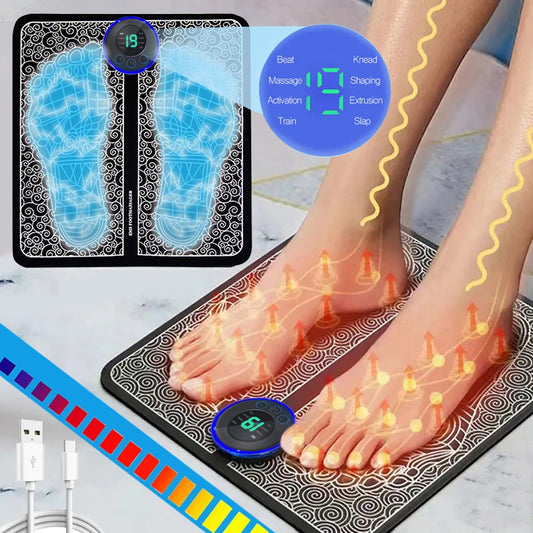 Tapis de Massage Électrique pour les Pieds – Relaxation et Récupération Musculaire
