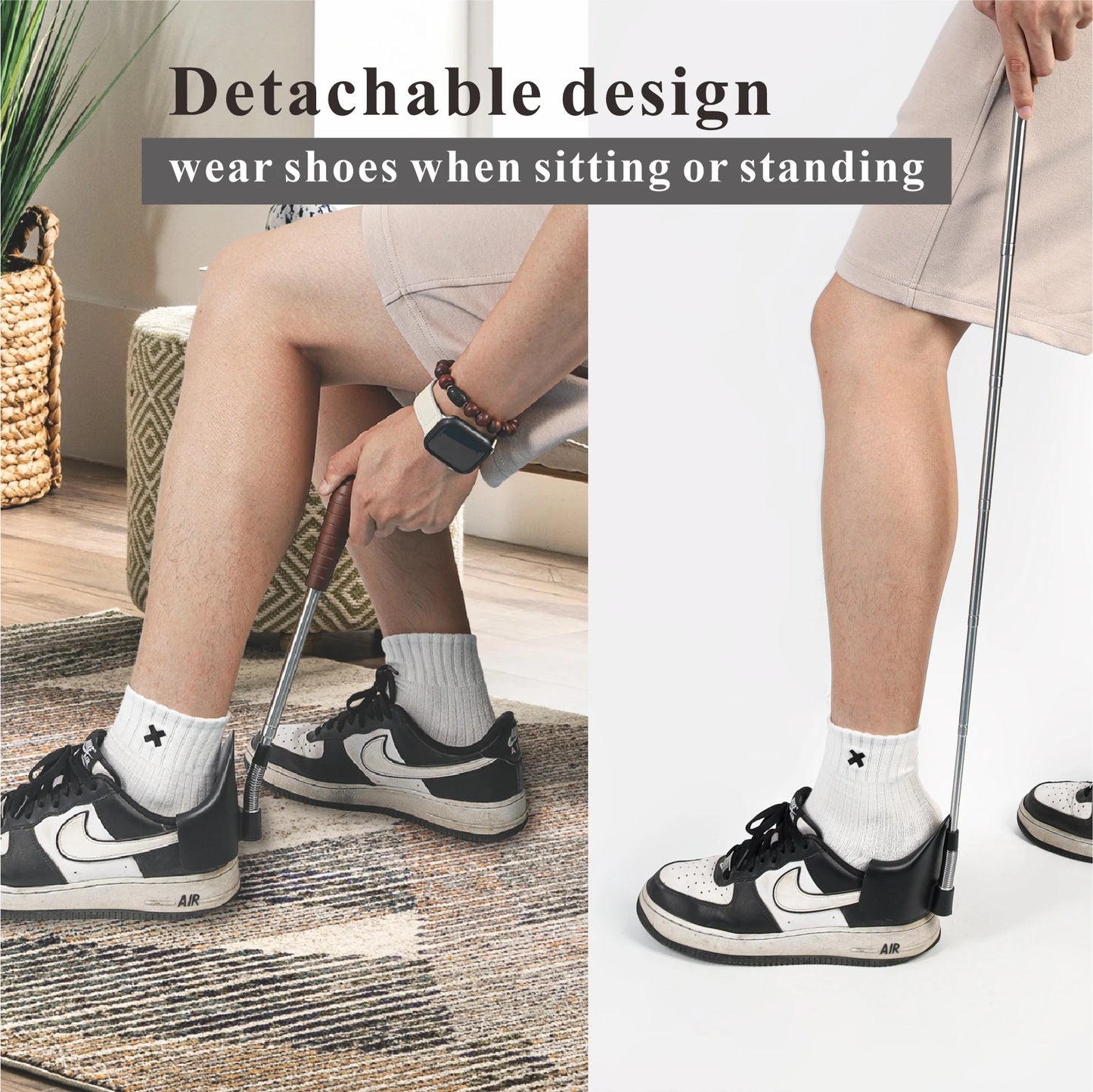 Chausse-pied télescopique