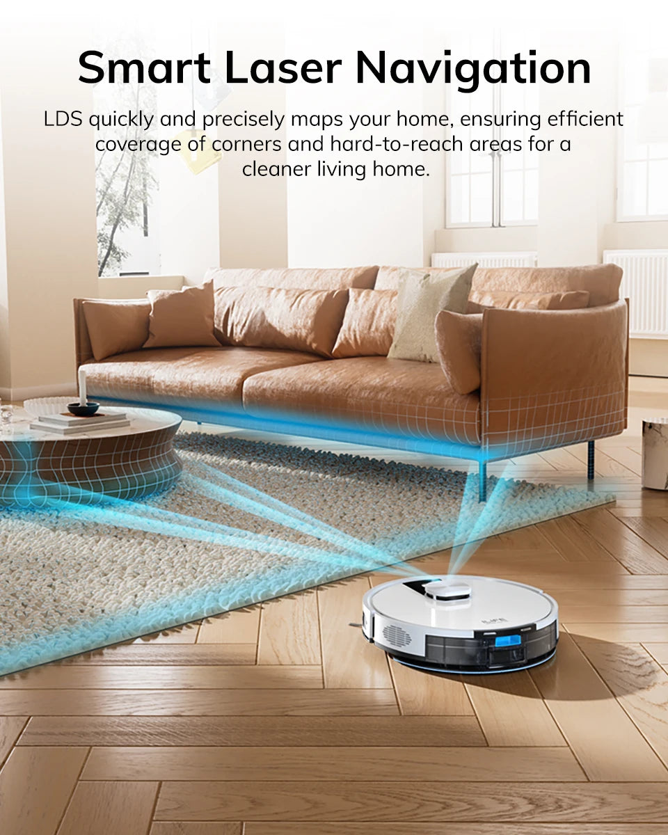 🤖 ILIFE A12 Pro – Robot Aspirateur et Laveur avec Navigation LIDAR