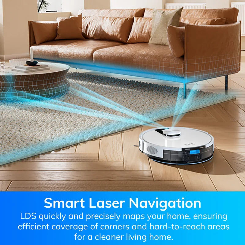 🤖 ILIFE A12 Pro – Robot Aspirateur et Laveur avec Navigation LIDAR