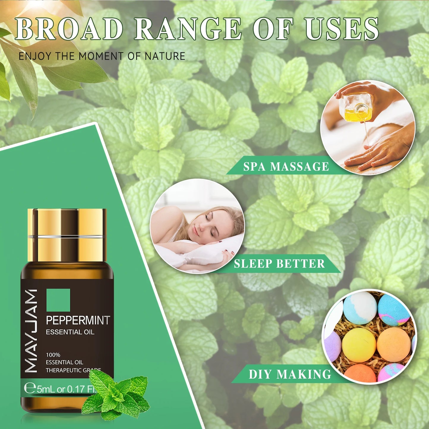 MAYJAM 35pcs/set Huiles Essentielles – Diffuseur, Bougie, Savon, Parfum d’Ambiance