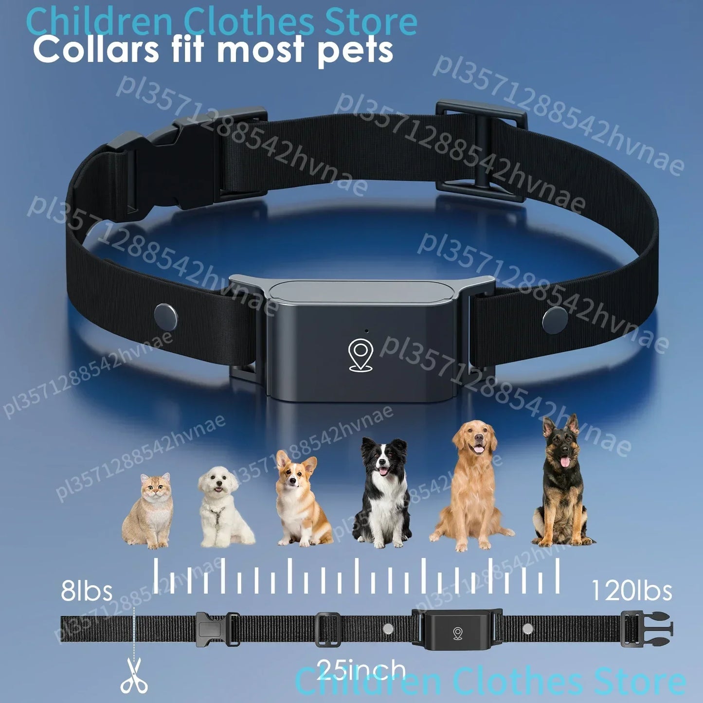 🐾 Collier GPS 4G Étanche IP67 – Traceur Mini pour Chiens et Chats