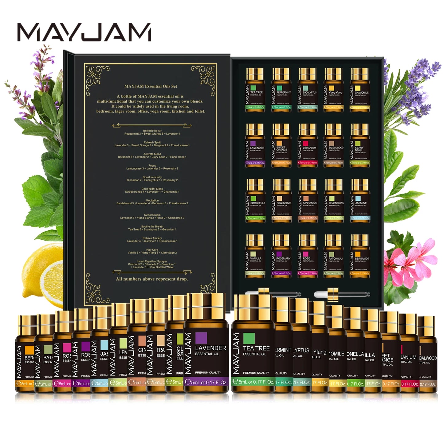 Coffret de 20 Huiles Essentielles MAYJAM