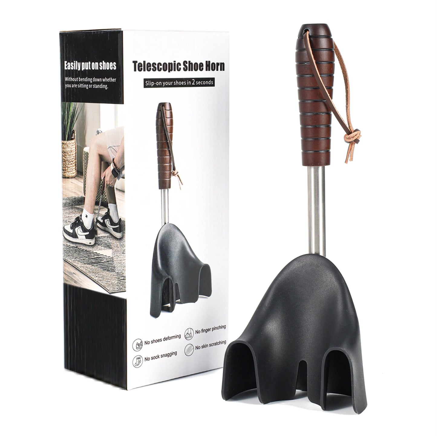 Chausse-pied télescopique