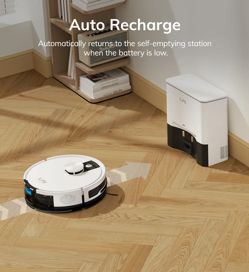 🤖 ILIFE A12 Pro – Robot Aspirateur et Laveur avec Navigation LIDAR