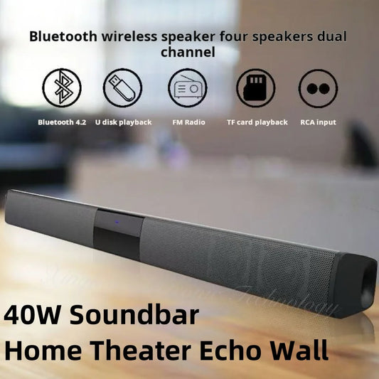 🔊 Barre de Son Home Theater Bluetooth 40W