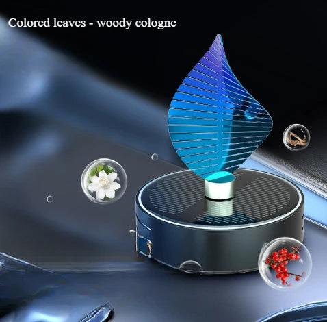 Diffuseur de parfum automatique pour voiture – Désodorisant solaire, écologique, diffuseur de senteur pour décoration intérieure et accessoire automobile.