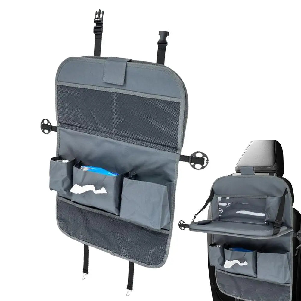 🚗 Organisateur de Siège Arrière avec Tablette Pliable – Rangement Intérieur de Voiture