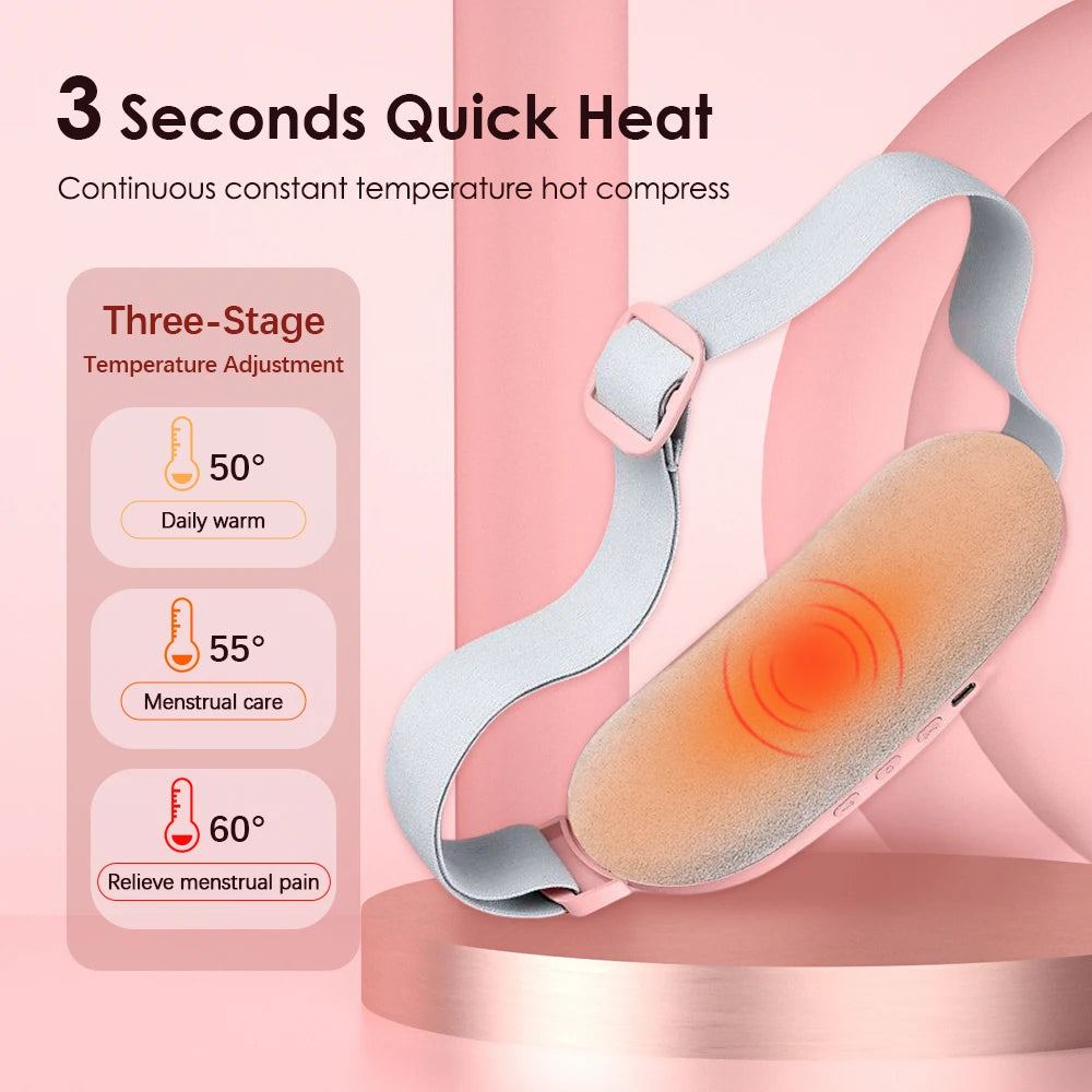 Ceinture de massage chauffante électrique pour les crampes menstruelles