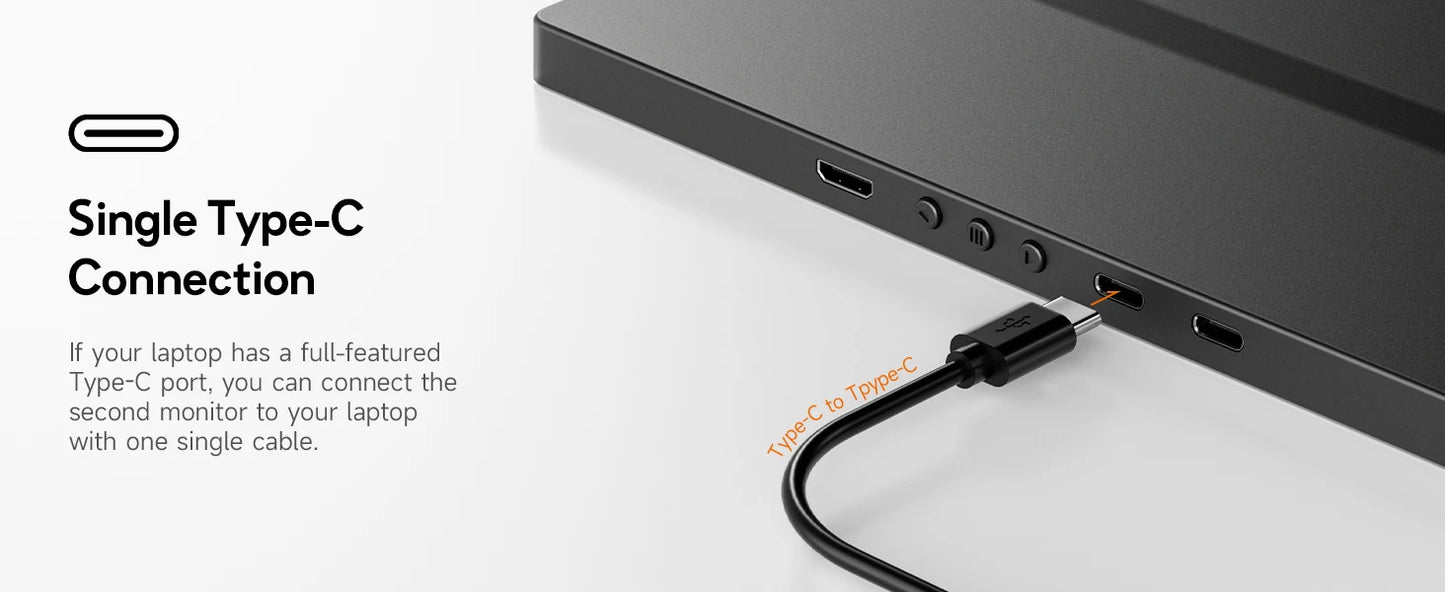 Écran Portable Dopesplay 14.1’’ – Moniteur FHD 1200P IPS Extensible pour Ordinateur, Mac et Smartphone