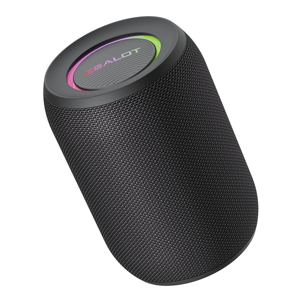 ZEALOT-S32PRO Enceinte portable Bluetooth 5.2 d'extérieur, étanche, sans fil, mini colonne TWS, carte TF