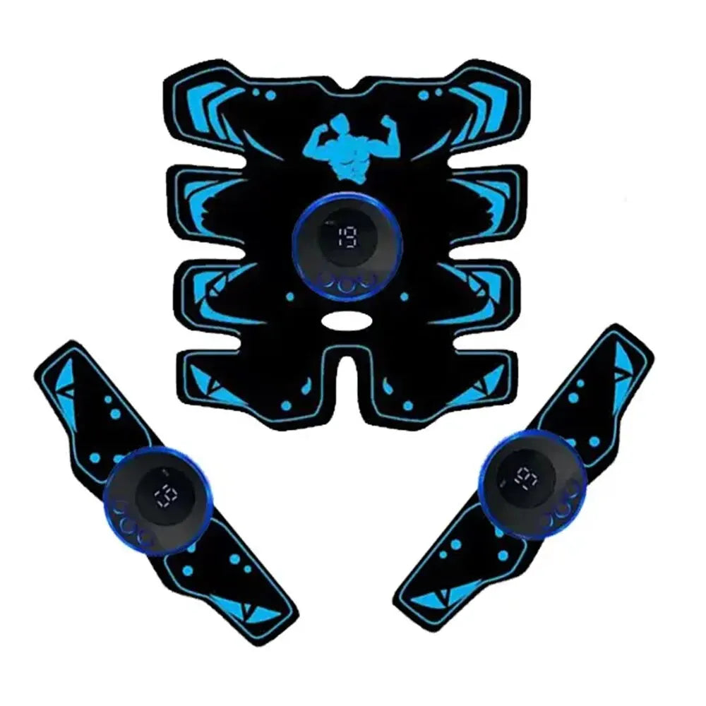 Stimulateur musculaire EMS rechargeable par USB, bras ABS 3 en 1, entraîneur intelligent sans fil, entraînement abdominal, corps électrique mince