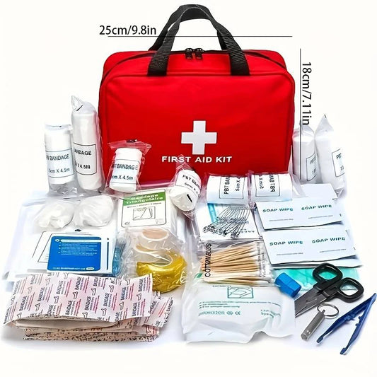 Trousse médicale portable polyvalente de premiers secours pour la chasse, la randonnée, le camping, etc. Trousse de premiers secours d’extérieur