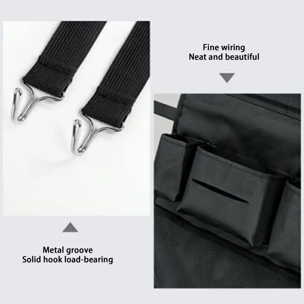 🚗 Organisateur de Siège Arrière avec Tablette Pliable – Rangement Intérieur de Voiture