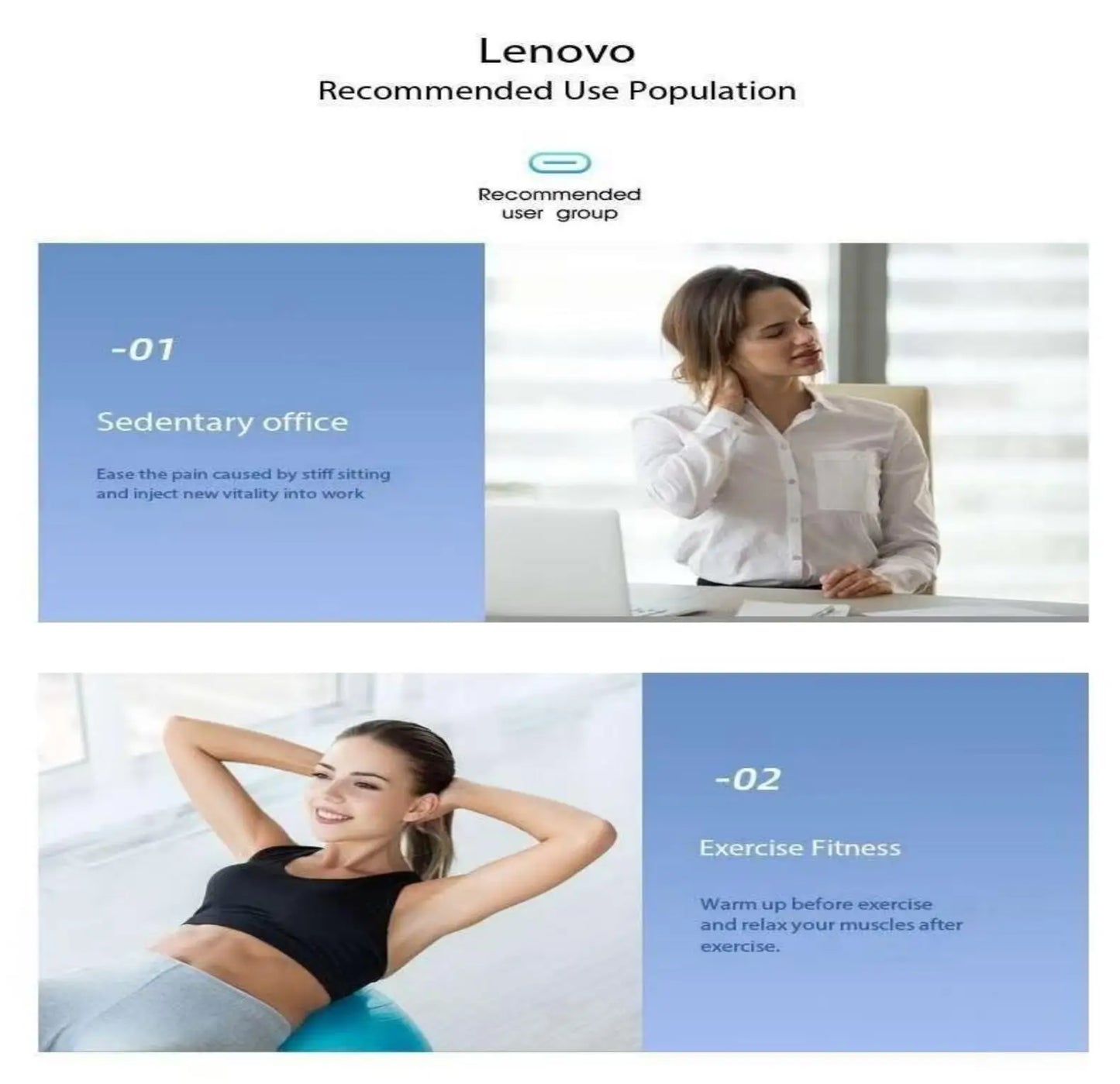 Pistolet de massage Lenovo – Soulagement en profondeur des douleurs musculaires  ✅
